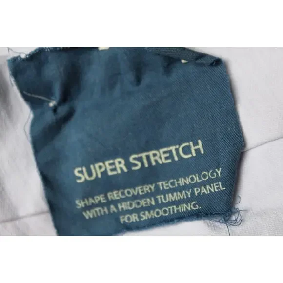 NWT Soft Surroundings Super Stretch Lattice Capri Pull On Pants Wht Plus Size 1X - Picture 6 of 13